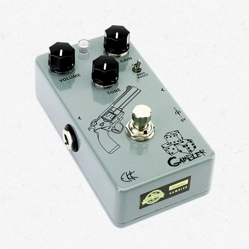 CKK Gambler High-Gain Overdrive Guitar Effect Pedal Electric Effects Guitar Parts Accessory
CKK Gambler High-Gain Overdrive Guitar Effect Pedal Electric Effects Guitar Parts Accessory