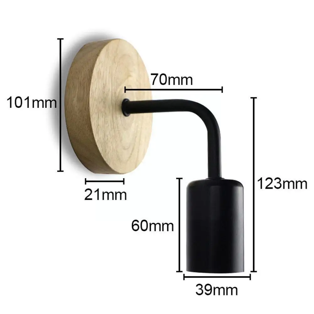Wood Iron Wall Lamps Vintage Sconce Wall Light Fixture Light Without Bedroom Light Retro Bedside Lamp Room Decor Dining
Wood Iron Wall Lamps Vintage Sconce Wall Light Fixture Light Without Bedroom Light Retro Bedside Lamp Room Decor Dining
