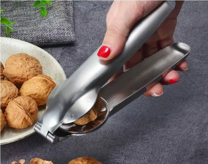 1PC Stainless Steel 2 in 1 Chestnut Clip Walnut Pliers Metal NutCracker Sheller Nut Opener Kitchen Tools Cutter Gadget QA 200
1PC Stainless Steel 2 in 1 Chestnut Clip Walnut Pliers Metal NutCracker Sheller Nut Opener Kitchen Tools Cutter Gadget QA 200