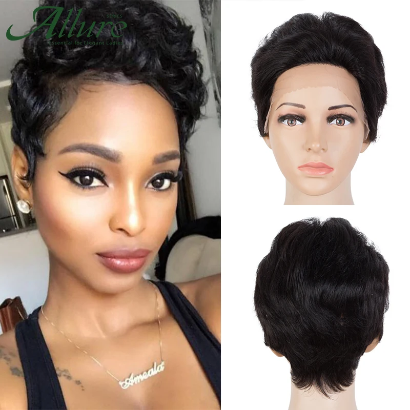 Short Black Pixie Cut Wig Human Hair For Women Natural Straight Part Lace Wigs Ombre Brown Blonde Brazilian Remy Hair Allure
Short Black Pixie Cut Wig Human Hair For Women Natural Straight Part Lace Wigs Ombre Brown Blonde Brazilian Remy Hair Allure