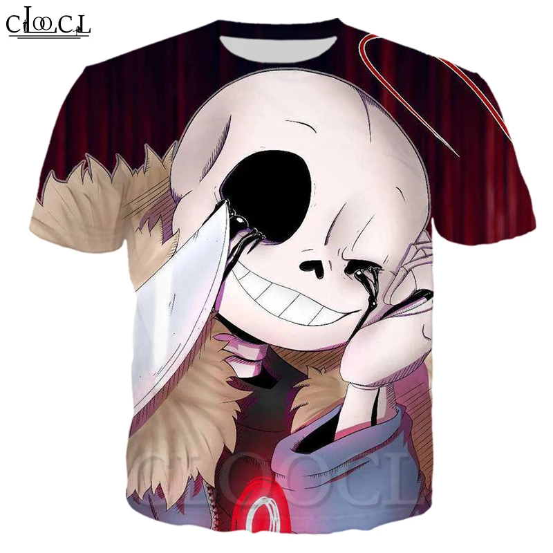 CLOOCL Новейшая игра Undertale 3D печать для мужчин и женщин футболка модная унисекс