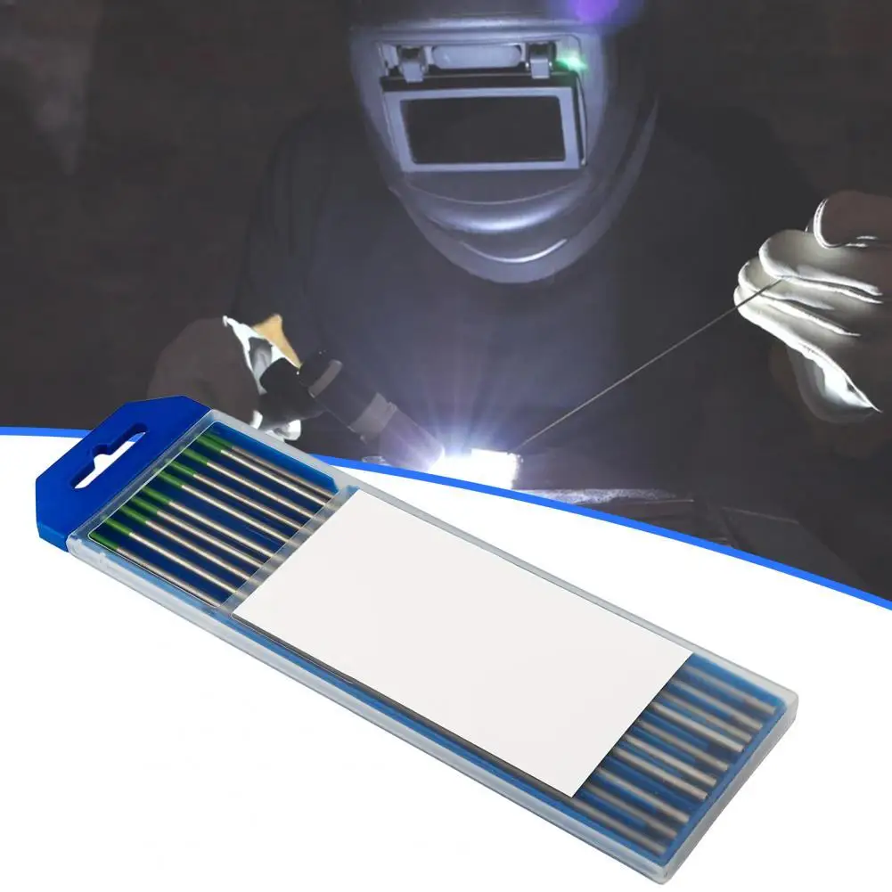 New 10Pcs Heat-resistant Tungsten Electrodes High Density Heat-resistant Pure Tungsten 150mm Green Welding Needle for Industrial
New 10Pcs Heat-resistant Tungsten Electrodes High Density Heat-resistant Pure Tungsten 150mm Green Welding Needle for Industrial