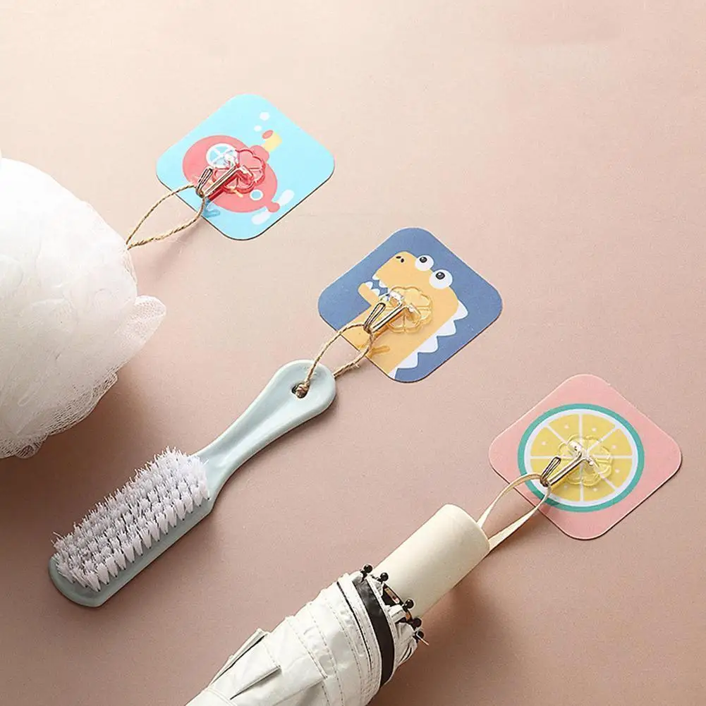 5PCS Random Color Powerful Non-marking Hook Sticker And Waterproof Kitchen And Multifunctional Nail-free Non-perforated Bat O9R6 
5PCS Random Color Powerful Non-marking Hook Sticker And Waterproof Kitchen And Multifunctional Nail-free Non-perforated Bat O9R6