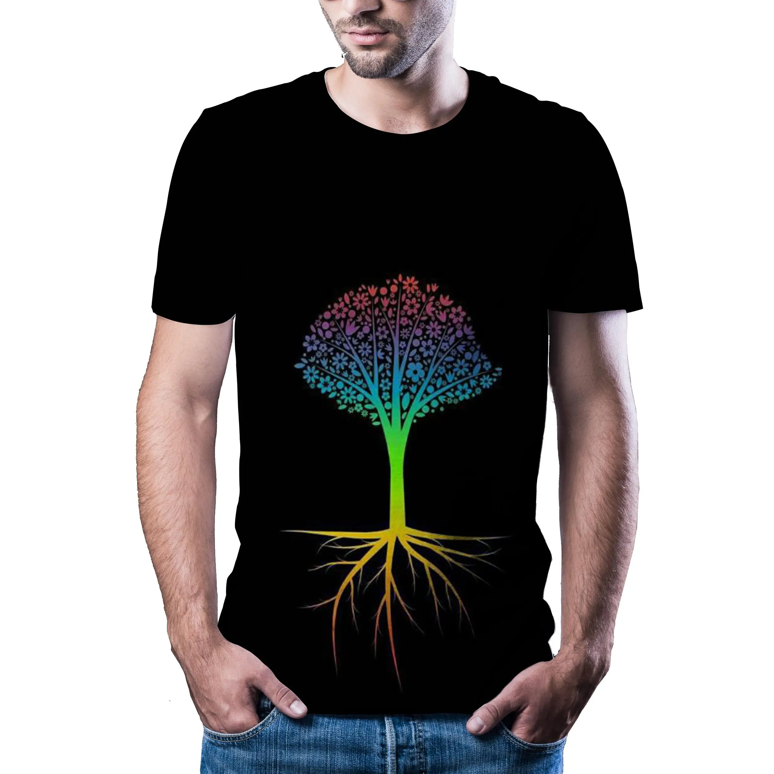 2021 Summer Men's And Women's Fashion Short Sleeve Funny T-Shirt 3D Printing Fantasy Tree Printing Casual T-Shirt VersatileFunny
2021 Summer Men's And Women's Fashion Short Sleeve Funny T-Shirt 3D Printing Fantasy Tree Printing Casual T-Shirt VersatileFunny