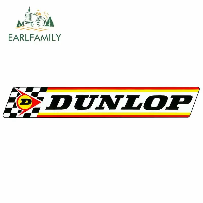 EARLFAMILY 13cm for Dunlop Car Stickers Funny Auto Sticker Motorcycle Whole Body Decals Styling Accessories Graphical | Автомобили и