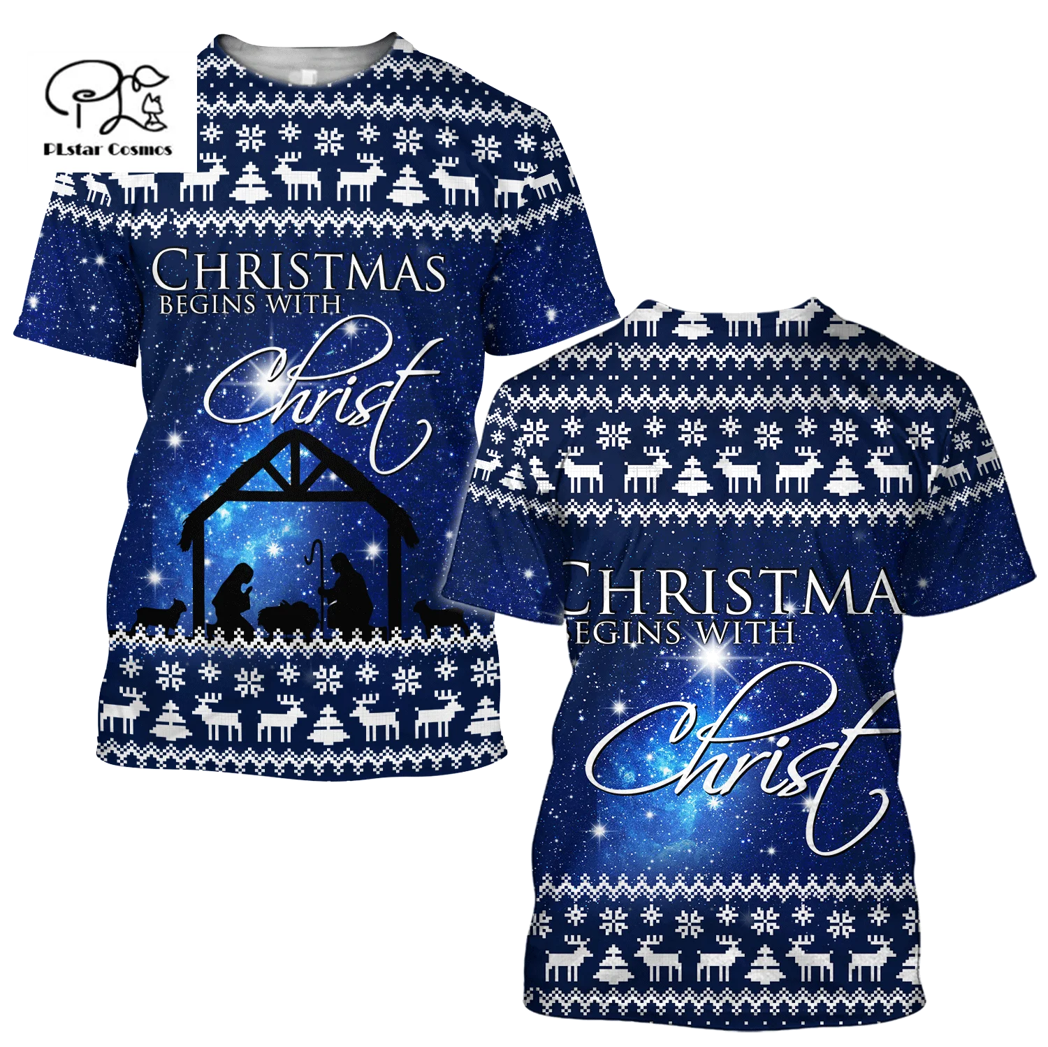 PLstar Cosmos Newest Women/Men 3DPrint Christmas Elk Santa Claus Art T-shirt Casual Funny Streetwear Summer Short Tops Style-1
PLstar Cosmos Newest Women/Men 3DPrint Christmas Elk Santa Claus Art T-shirt Casual Funny Streetwear Summer Short Tops Style-1