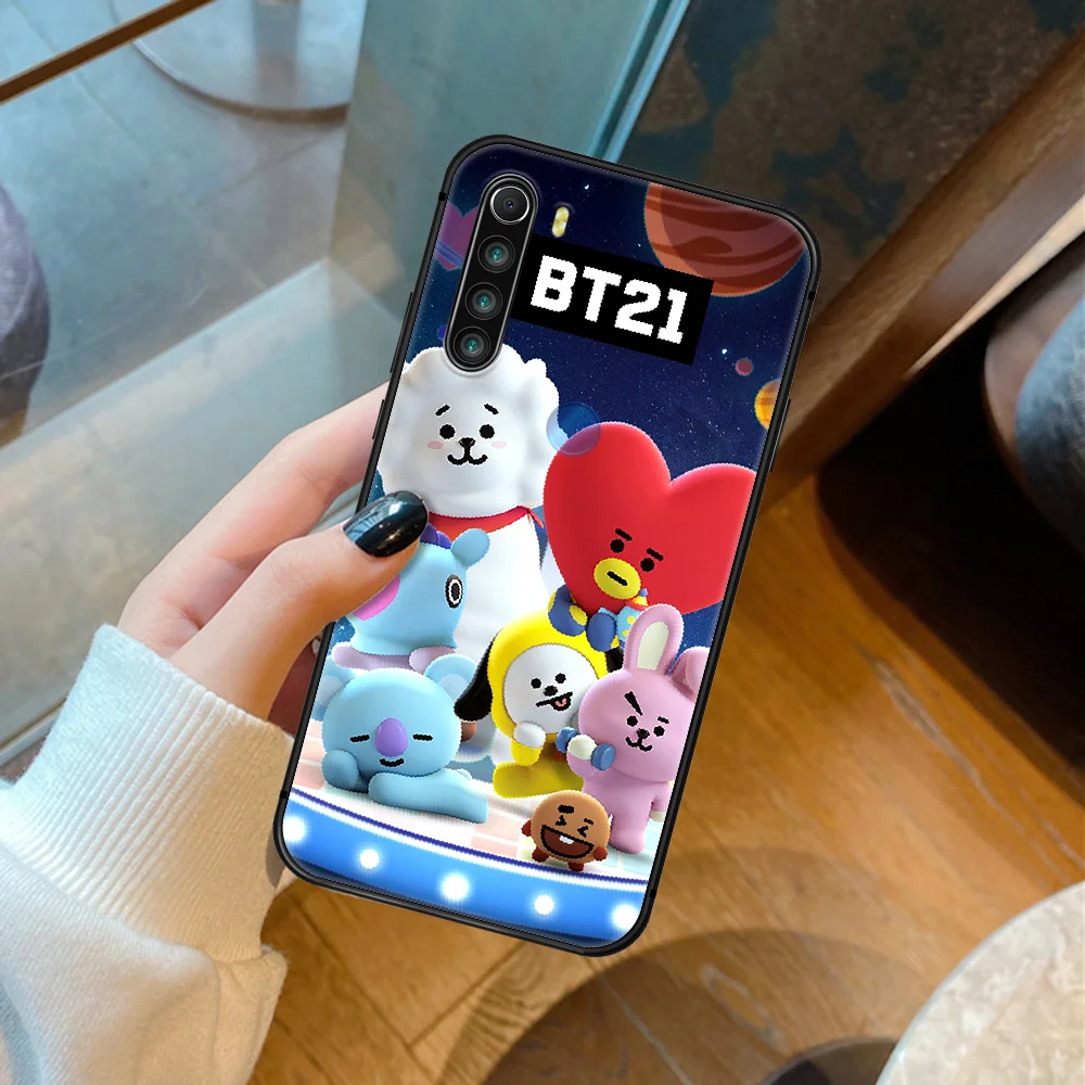 Cute Cartoon B-BT21s KPOP Phone Case Cover Hull For XIAOMI Redmi 8 9 9C Note 6 7 8 9 9S K20 K30 K40 Pro Plus black Cover Fashion
Cute Cartoon B-BT21s KPOP Phone Case Cover Hull For XIAOMI Redmi 8 9 9C Note 6 7 8 9 9S K20 K30 K40 Pro Plus black Cover Fashion