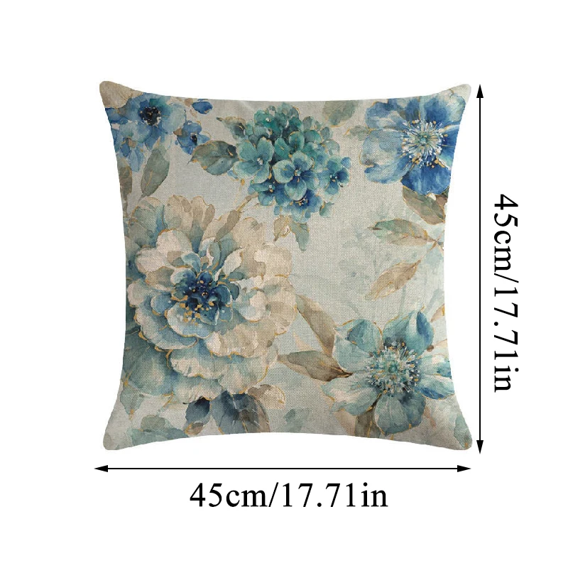 1PC Cotton Linen Bird Flowers Cushion Cover Sofa Blue Style Oil Painting Decorative Throw Pillow Covers Home Decoration
1PC Cotton Linen Bird Flowers Cushion Cover Sofa Blue Style Oil Painting Decorative Throw Pillow Covers Home Decoration