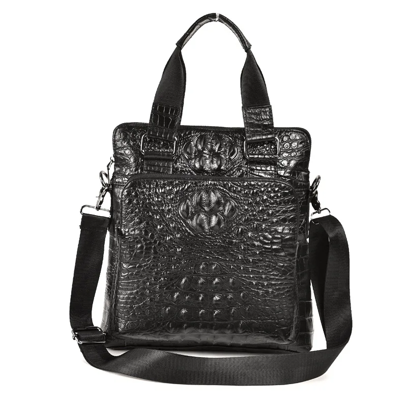 2019 New Luxury Alligator Men's Handbags 100% Genuine Leather Male Shoulder Bag Fashion Crossbody Bag Boy Brand Messenger Bags
2019 New Luxury Alligator Men's Handbags 100% Genuine Leather Male Shoulder Bag Fashion Crossbody Bag Boy Brand Messenger Bags