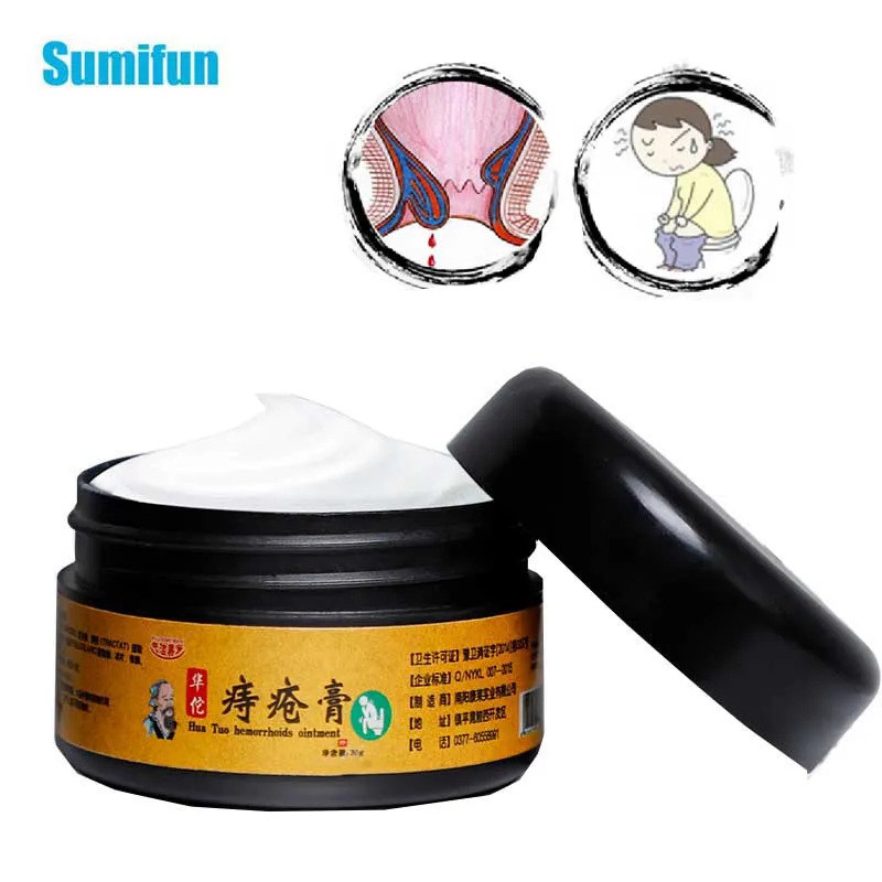 1pcs Hua Tuo Hemorrhoids Ointment 100% Natrual Material Sterilize Cream Internal Hemorrhoids Relieve Piles External Fissure
1pcs Hua Tuo Hemorrhoids Ointment 100% Natrual Material Sterilize Cream Internal Hemorrhoids Relieve Piles External Fissure