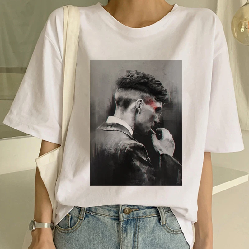 Maycaur Harajuku Peaky Blinder Women Tshirts Funny Short Sleeves T Shirt Women Shirt 90s Ulzzang Female T-shirt Tees Fashion Top
Maycaur Harajuku Peaky Blinder Women Tshirts Funny Short Sleeves T Shirt Women Shirt 90s Ulzzang Female T-shirt Tees Fashion Top
