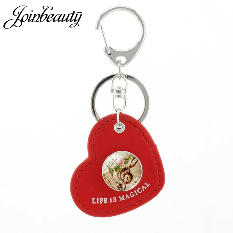 JOINBEAUTY Big Music Note Flower Snap Buttons Classic Key Rings Red Heart Shape Handmade PU Leather Keepsake Key Chain Gift B640
JOINBEAUTY Big Music Note Flower Snap Buttons Classic Key Rings Red Heart Shape Handmade PU Leather Keepsake Key Chain Gift B640