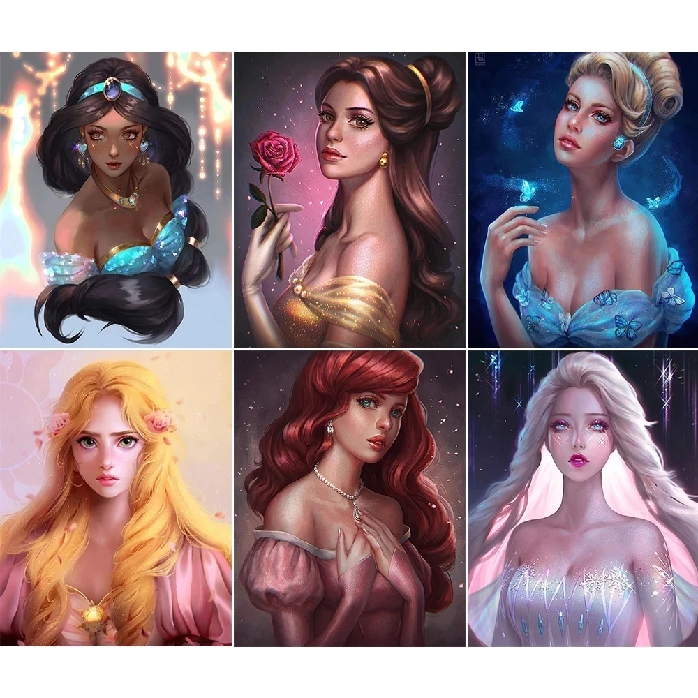 Disney 5D Diy Diamond Painting Set Cartoon Princess Series Cross Stitch Kits Diamond Embroidery Full Children's Favorite Gift
Disney 5D Diy Diamond Painting Set Cartoon Princess Series Cross Stitch Kits Diamond Embroidery Full Children's Favorite Gift