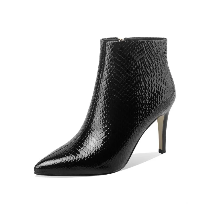 MLJUESE 2021 women Ankle boots Cow leather Winter short plush Pointed Toe Zipper High heels female boots size 39
MLJUESE 2021 women Ankle boots Cow leather Winter short plush Pointed Toe Zipper High heels female boots size 39