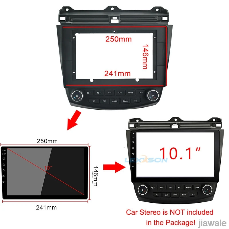 10.1" Car radio Fascia Frame Facials Install Panel Dashboard Trim Kit for Honda Accord 2003-2007 
10.1" Car radio Fascia Frame Facials Install Panel Dashboard Trim Kit for Honda Accord 2003-2007