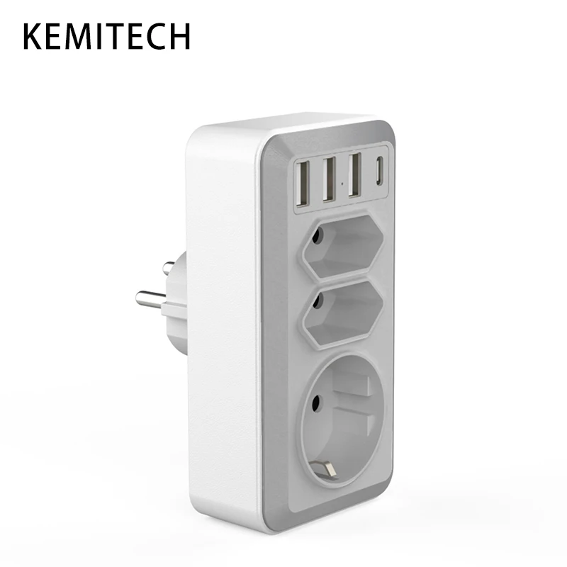 Быстрое зарядное устройство HHT611 с 3 USB-портами Тип C, розетка для телефона, настенная usb-розетка, 100 Вт-250 В переменного тока для huawei xiaomi
Быстрое зарядное устройство HHT611 с 3 USB-портами Тип C, розетка для телефона, настенная usb-розетка, 100 Вт-250 В переменного тока для huawei xiaomi