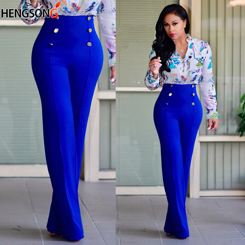 Elegant Solid Pants Overalls Women Fashion High Waist Wide Leg Pants Causal Loose Button Trousers
Elegant Solid Pants Overalls Women Fashion High Waist Wide Leg Pants Causal Loose Button Trousers