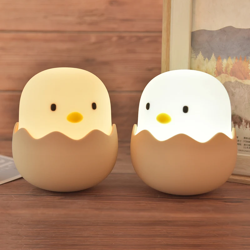 1pc 220V Led Night Light For Kids Soft Silicone USB Rechargeable Cartoon Animal Chick Touch Lamp Light
1pc 220V Led Night Light For Kids Soft Silicone USB Rechargeable Cartoon Animal Chick Touch Lamp Light
