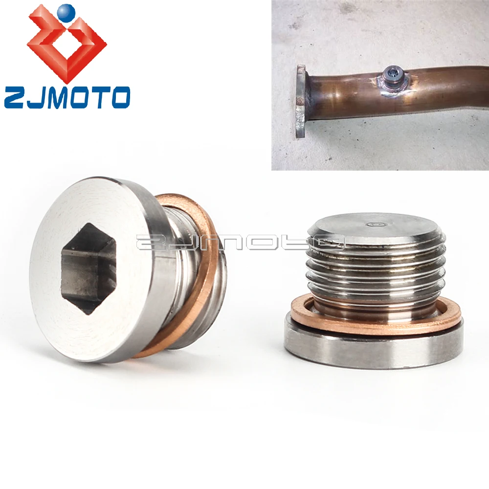 Standard Universal M18x1.5mm O2 Sensor Threaded Bung Plug 5/16"" Hex Cap Extender Spacer Adapter Bung For Honda Suzuki Harley
Standard Universal M18x1.5mm O2 Sensor Threaded Bung Plug 5/16"" Hex Cap Extender Spacer Adapter Bung For Honda Suzuki Harley