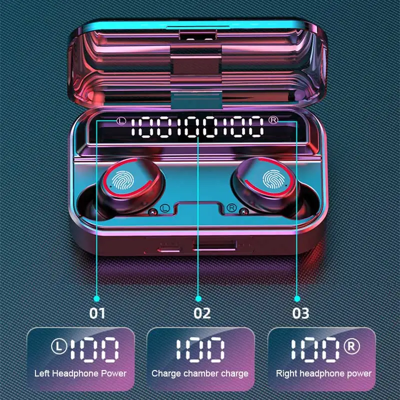 Bluetooth 5.0 Wireless Headphones With Microphone Waterproof Sport TWS Earphones Touch Control Music Earbuds Mini Flashlight
Bluetooth 5.0 Wireless Headphones With Microphone Waterproof Sport TWS Earphones Touch Control Music Earbuds Mini Flashlight