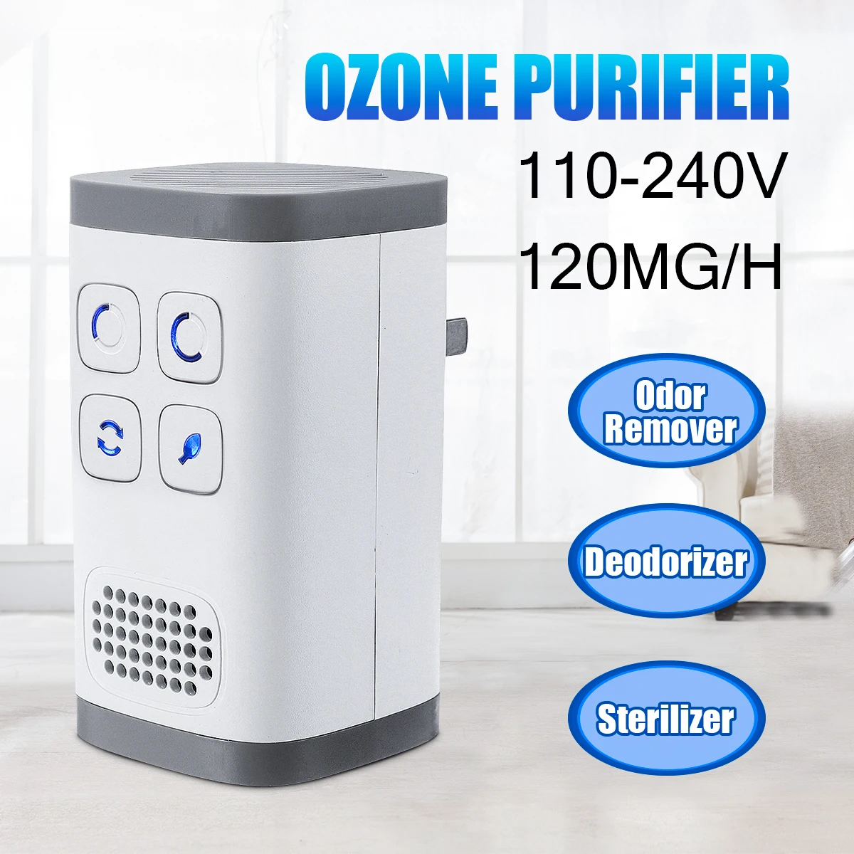 Air-Purifier Ozone Generator Ionizer Generator FILTER Purification Home Oxygen Concentrator Deodorizer air ionizer AC110-240v
Air-Purifier Ozone Generator Ionizer Generator FILTER Purification Home Oxygen Concentrator Deodorizer air ionizer AC110-240v