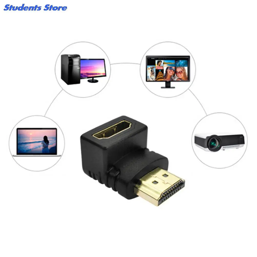 HDMI Cable Adapter Converters 90 Degree Angle Female to Male for HDTV Adaptor Converter Extender | Электроника