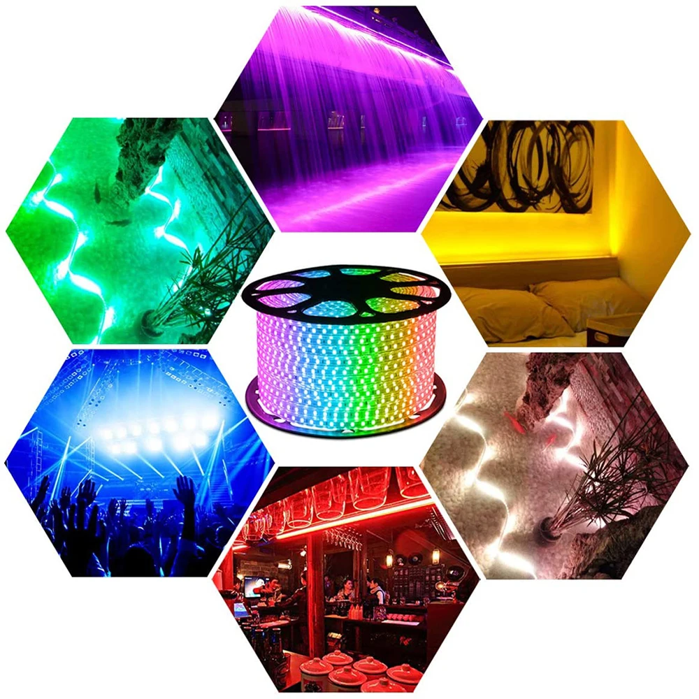 RGB LED Strip Light 10/20/30 Meters SMD 5050 720W Bluetooth Controller RGB Color Change Flexible Led Light Bar for Party
RGB LED Strip Light 10/20/30 Meters SMD 5050 720W Bluetooth Controller RGB Color Change Flexible Led Light Bar for Party