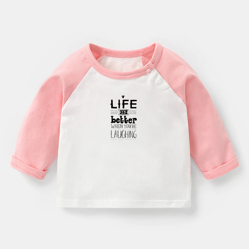 Life Is Better When You Laughing Pray For Snow Design Newborn Baby T-shirts Toddler Raglan Color Long Sleeve Tee Tops
Life Is Better When You Laughing Pray For Snow Design Newborn Baby T-shirts Toddler Raglan Color Long Sleeve Tee Tops
