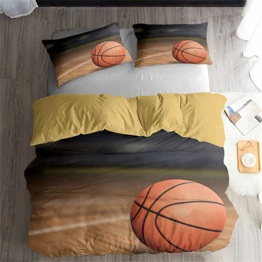 HELENGILI 3D Bedding Set Basketball Print Duvet cover set lifelike bedclothes with pillowcase bed set home Textiles #2-08
HELENGILI 3D Bedding Set Basketball Print Duvet cover set lifelike bedclothes with pillowcase bed set home Textiles #2-08