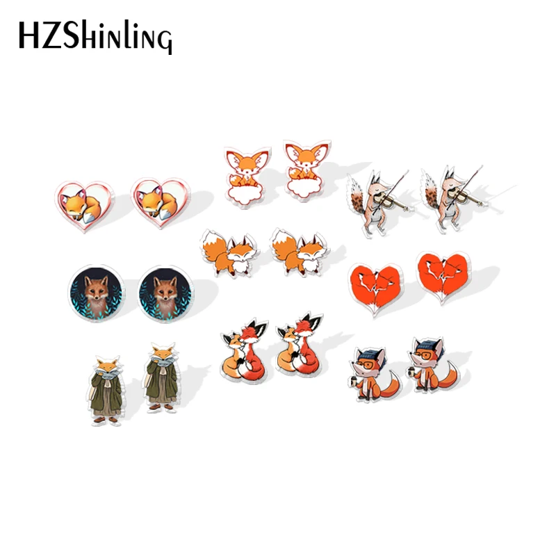 2021 New Cute Red Fox Stud Earring Animal Acrylic Resin Earrings Epoxy Handmade Jewelry Gifts Girl
2021 New Cute Red Fox Stud Earring Animal Acrylic Resin Earrings Epoxy Handmade Jewelry Gifts Girl