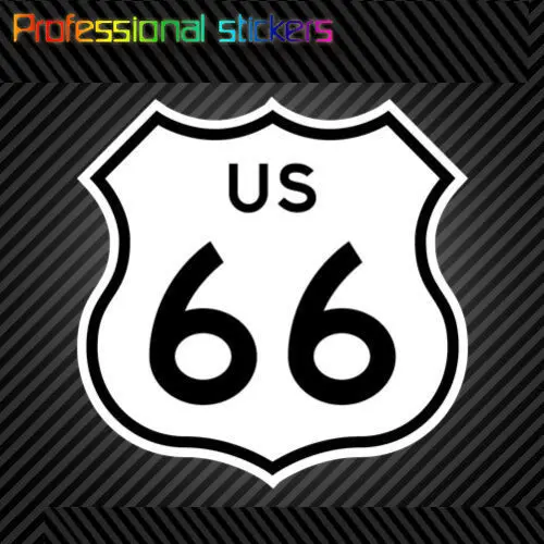 US Route 66 наклейка высечка самоклеящаяся виниловая шоссе #3 для автомобиля RV