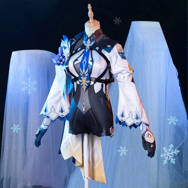 Genshin Impact game role-playing costume Yan Fei Five Star Eula the same paragraph full set of women's party costumes
Genshin Impact game role-playing costume Yan Fei Five Star Eula the same paragraph full set of women's party costumes