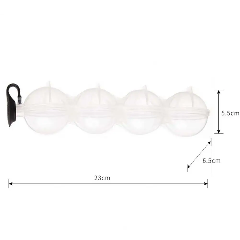 Whiskey Ice Ball Mold Easy Demould PP Transparent DIY 4-cell Silicone Lid Ice Tray Kitchen Silicone Leakproof Ice Cube Mold
Whiskey Ice Ball Mold Easy Demould PP Transparent DIY 4-cell Silicone Lid Ice Tray Kitchen Silicone Leakproof Ice Cube Mold