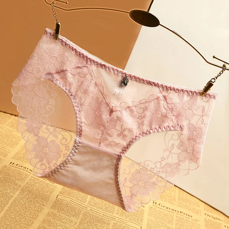Lace Mid-To-Low-Waist Panties Seamless Sexy Lace Pure Cotton Side Crotch Ladies Seamless lace Panties
Lace Mid-To-Low-Waist Panties Seamless Sexy Lace Pure Cotton Side Crotch Ladies Seamless lace Panties