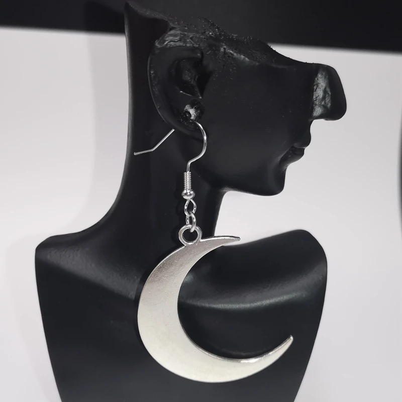New/High Quality Witch Crescent Earrings, Gothic Mermaid Day Wedding, Mysterious Bohemian Crystal Accessories, Jewelry Earrings
New/High Quality Witch Crescent Earrings, Gothic Mermaid Day Wedding, Mysterious Bohemian Crystal Accessories, Jewelry Earrings