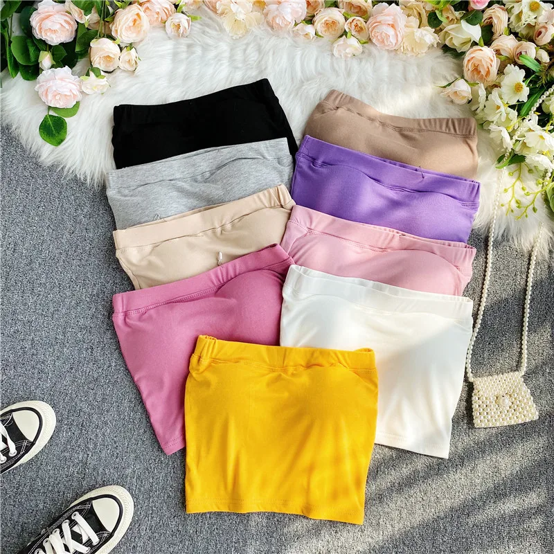 Heiar Women Candy Solid Crop Tops Cotton Camisoles Cute Tube Tops Korean Cute Underwear Tube Tops Women 2021 Summer
Heiar Women Candy Solid Crop Tops Cotton Camisoles Cute Tube Tops Korean Cute Underwear Tube Tops Women 2021 Summer