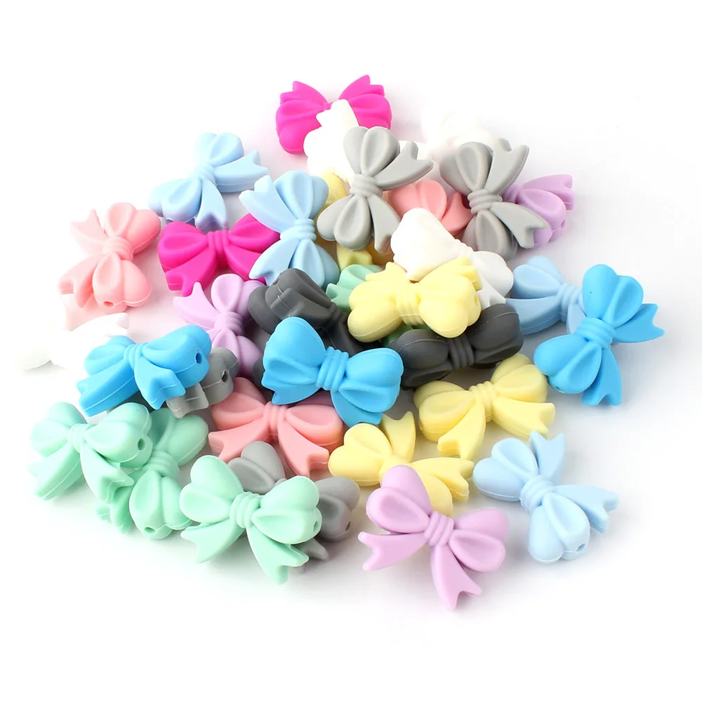 10Pcs Silicone Beads Food Grade Teething DIY Baby Necklace Pendant Oral Care Toys Pacifier Accessories |