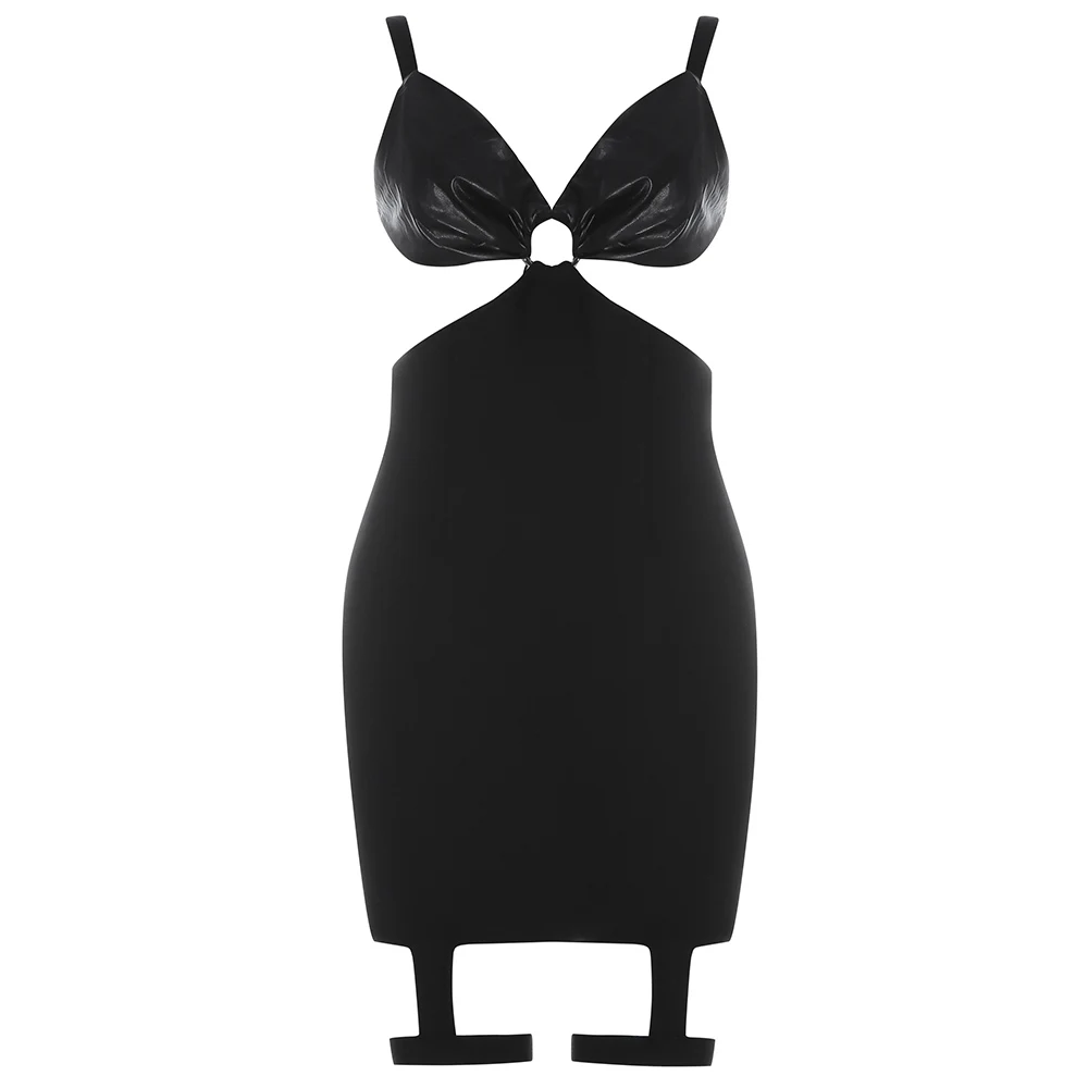 2021 Black Spaghetti Strap Bodycon Bandage Dress Women Sexy Backless Sleeveless Club Party Mini Dresses
2021 Black Spaghetti Strap Bodycon Bandage Dress Women Sexy Backless Sleeveless Club Party Mini Dresses