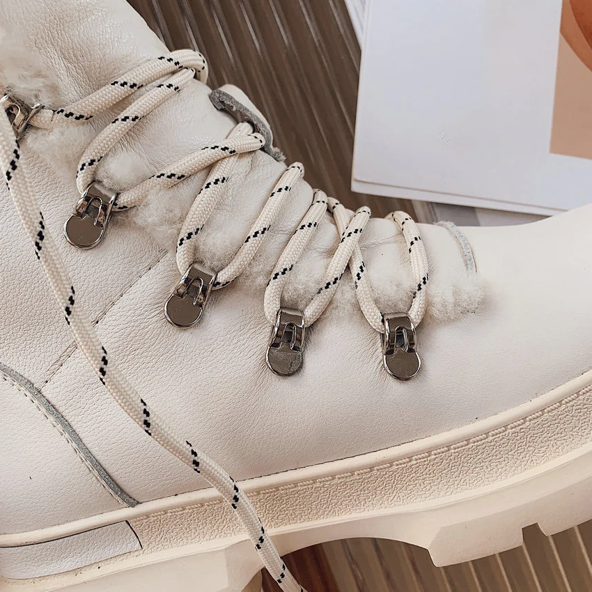NESIMOO 2021 Lace Up Zipper Round Toe Ankle Boots Keep Warm Women Boots Genuine Leather Winter Female Shoes Size 34-39
NESIMOO 2021 Lace Up Zipper Round Toe Ankle Boots Keep Warm Women Boots Genuine Leather Winter Female Shoes Size 34-39