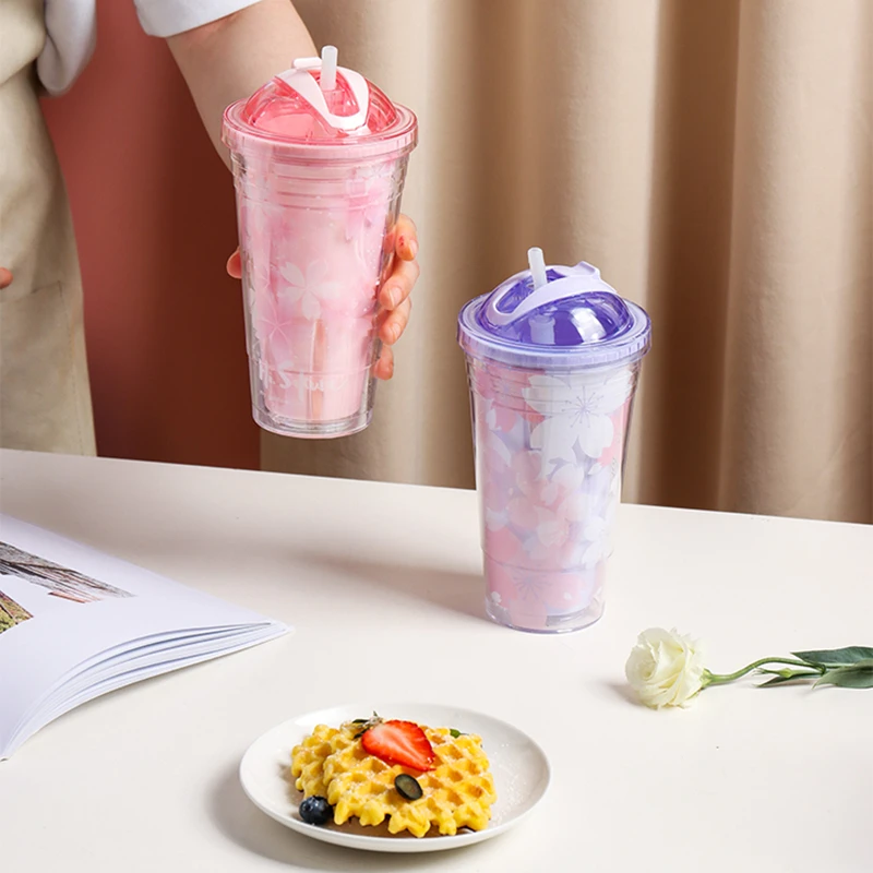 Summer Portable Large Capacity Straw Cup Creative Beautiful Floral Prints Accompanying Cup Cute Drink Cups Travelling Cup
Summer Portable Large Capacity Straw Cup Creative Beautiful Floral Prints Accompanying Cup Cute Drink Cups Travelling Cup