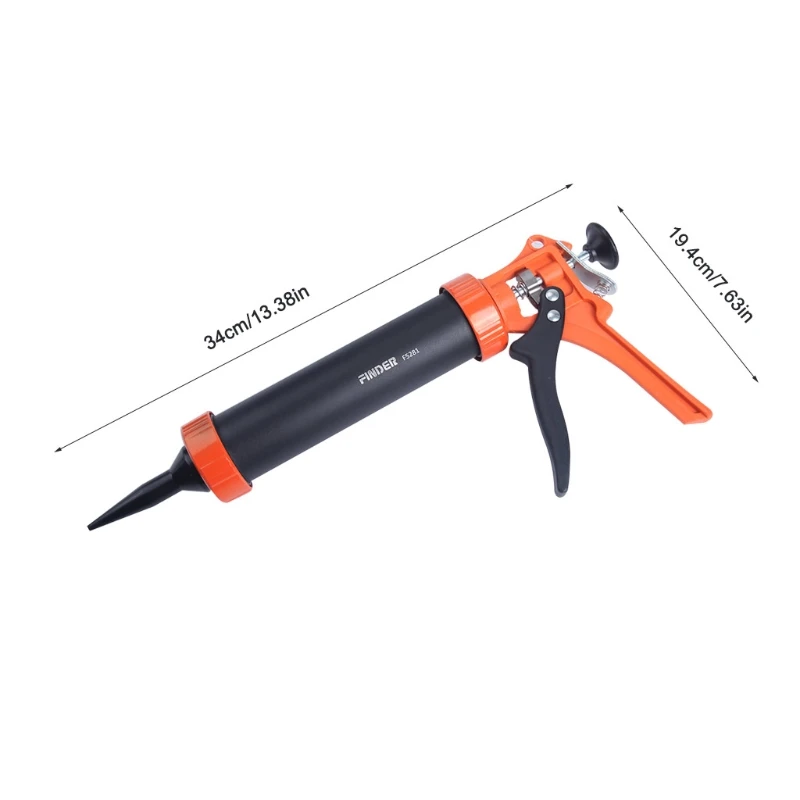 Caulking Tool Kit Silicone Handheld Caulking Gun with Multifunction Grout Scraper and Caulk Nozzle Finisher Sealant
Caulking Tool Kit Silicone Handheld Caulking Gun with Multifunction Grout Scraper and Caulk Nozzle Finisher Sealant