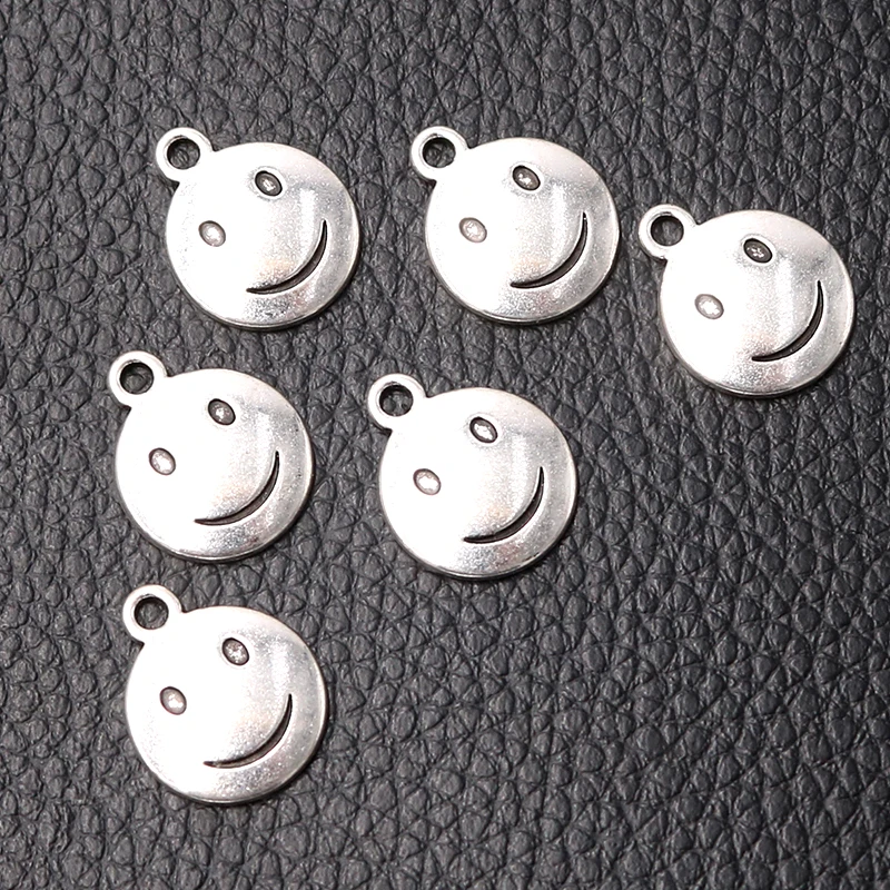 30pcs Silver Plated Smile and Grimace Pendant Retro Necklaces Bracelets Accessories DIY Charms Jewelry Crafts Making17*14mm P813
30pcs Silver Plated Smile and Grimace Pendant Retro Necklaces Bracelets Accessories DIY Charms Jewelry Crafts Making17*14mm P813