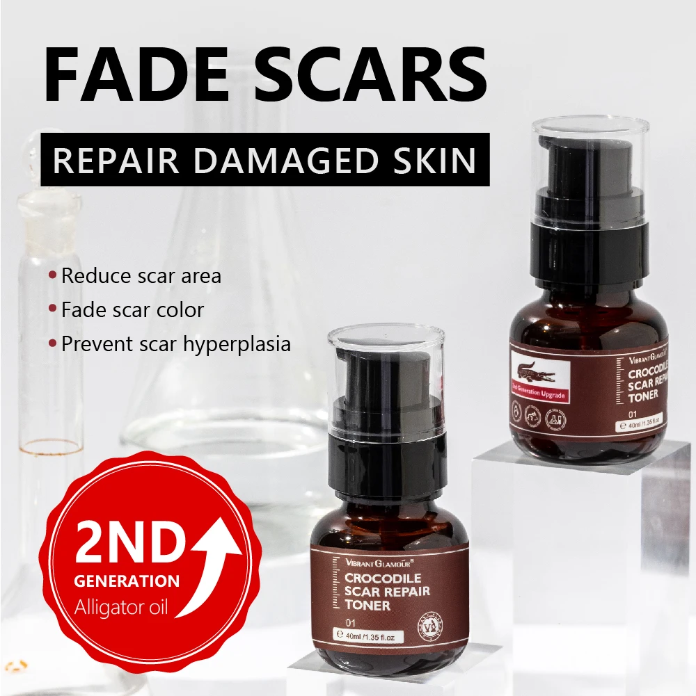 VIBRANT GLAMOR Crocodile Scar Repair Toner Scar Repair Serum Prevents the growth of scars and fades Acne marks deep care
VIBRANT GLAMOR Crocodile Scar Repair Toner Scar Repair Serum Prevents the growth of scars and fades Acne marks deep care