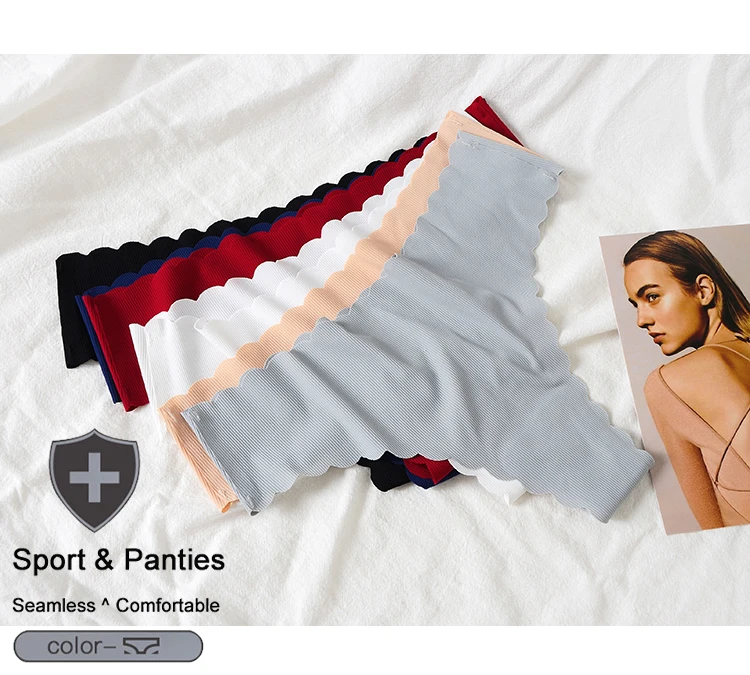 Women Ruffle Solid G-String Thongs Soft Cotton Seamless Panties Female Sexy Low Rise Underwear Lady Breathable Sport Lingerie
Women Ruffle Solid G-String Thongs Soft Cotton Seamless Panties Female Sexy Low Rise Underwear Lady Breathable Sport Lingerie