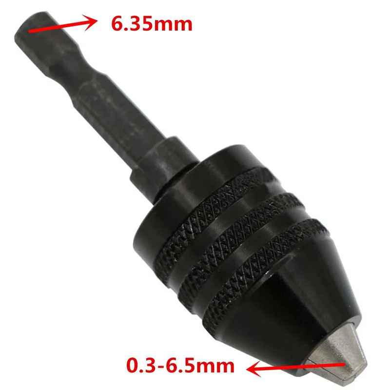 Keyless Drill Bit Chuck Adapter + 1/4Hex Shank For Power Impact Driver 71x22mm
Keyless Drill Bit Chuck Adapter + 1/4Hex Shank For Power Impact Driver 71x22mm