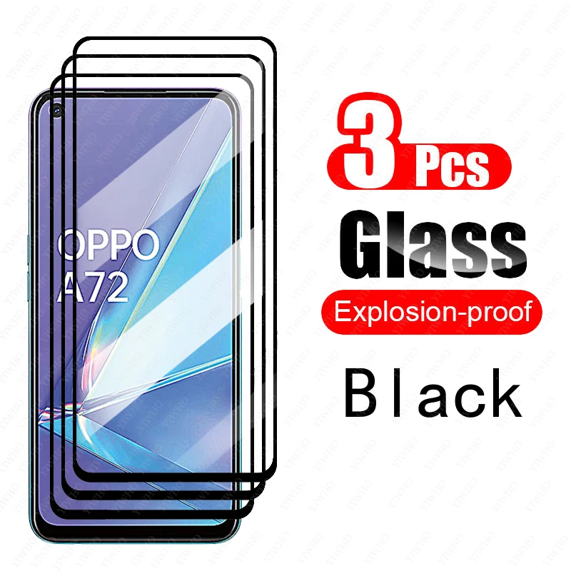 Закаленное стекло для oppo a 72 защитная пленка экрана 72a 6 5 дюйма Защитная объектива
