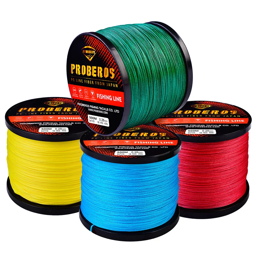PE Braid Line 500M 16 Strands Braided Fishing Line Multicolor Super Power Braided Fishing Line-Abrasion Resistant Braided Lines
PE Braid Line 500M 16 Strands Braided Fishing Line Multicolor Super Power Braided Fishing Line-Abrasion Resistant Braided Lines