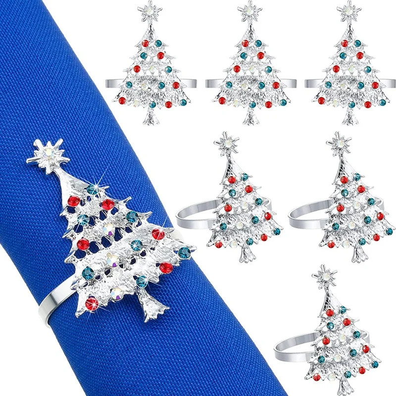 Christmas Tree Napkin Rings Xmas Napkin Holder Rings For Christmas Wedding Thanksgiving Dinner Decoration
Christmas Tree Napkin Rings Xmas Napkin Holder Rings For Christmas Wedding Thanksgiving Dinner Decoration