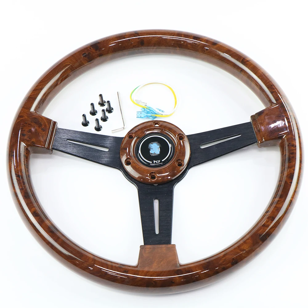 PVC vertex steering wheel ABS wood 14inch 350mm Auto Racing Drifting Steering wheel with quick release for Audi BMW Honda Mk7
PVC vertex steering wheel ABS wood 14inch 350mm Auto Racing Drifting Steering wheel with quick release for Audi BMW Honda Mk7
