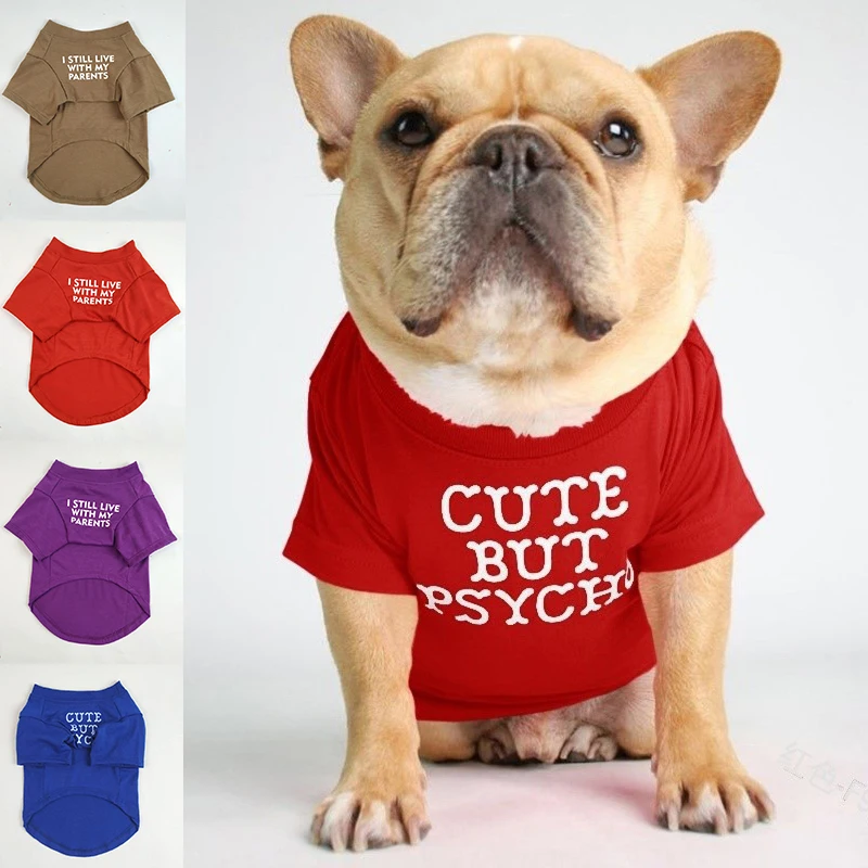 Pet Funny Clothes For Dogs Pet Dog Clothes Letter Printed Dog Vest Shirt Chihuahua Cute Yorkshire
Pet Funny Clothes For Dogs Pet Dog Clothes Letter Printed Dog Vest Shirt Chihuahua Cute Yorkshire